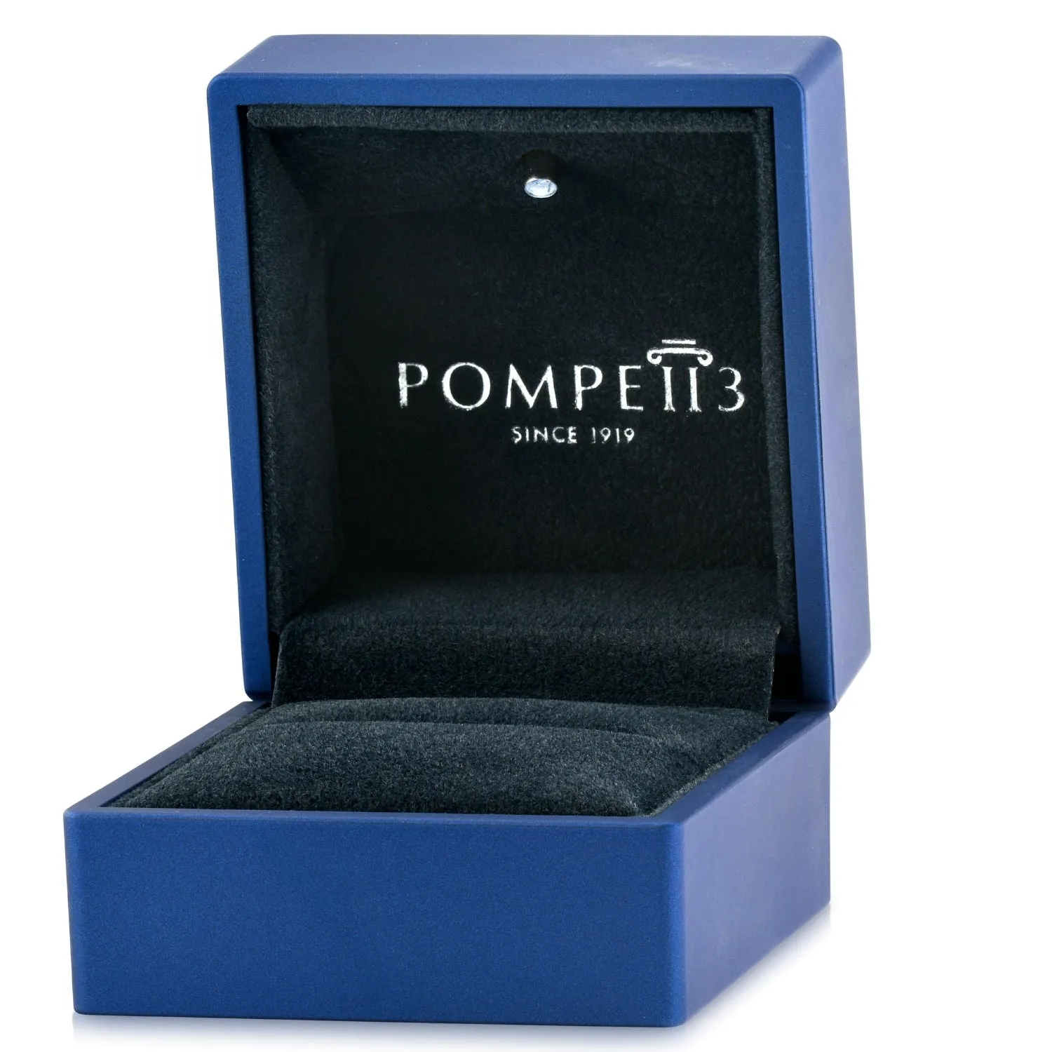 1.25Ct Round Brilliant Cut Heat Treated Blue Diamond Stud Earrings in 14K Gold Round Bezel Setting