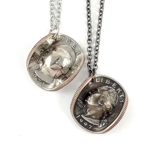 1965-1998 Quarter Cowboy Hat Coin Necklace