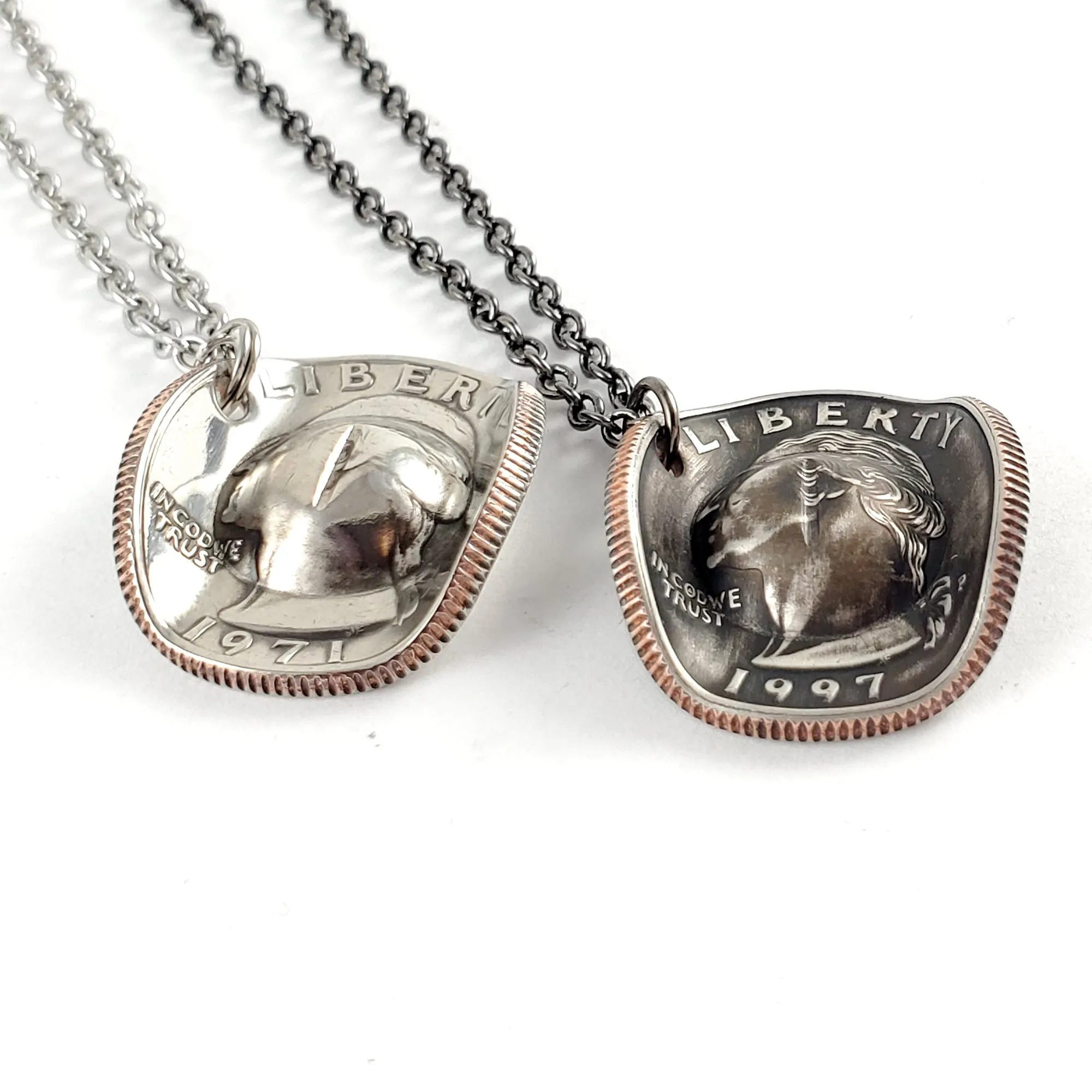 1965-1998 Quarter Cowboy Hat Coin Necklace