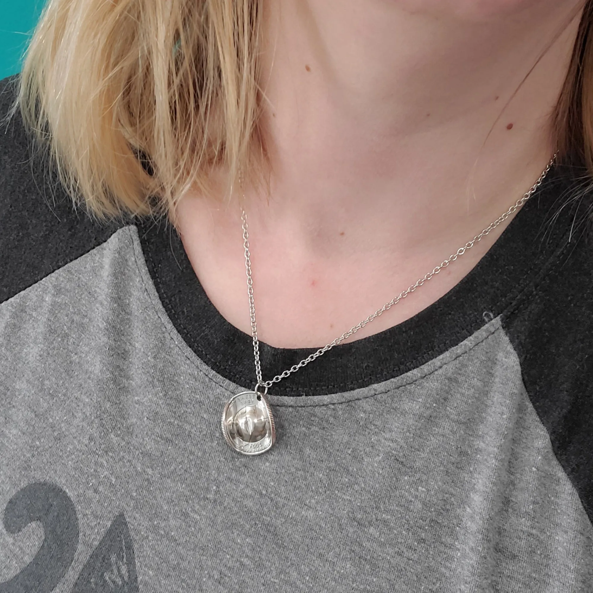 1965-1998 Quarter Cowboy Hat Coin Necklace