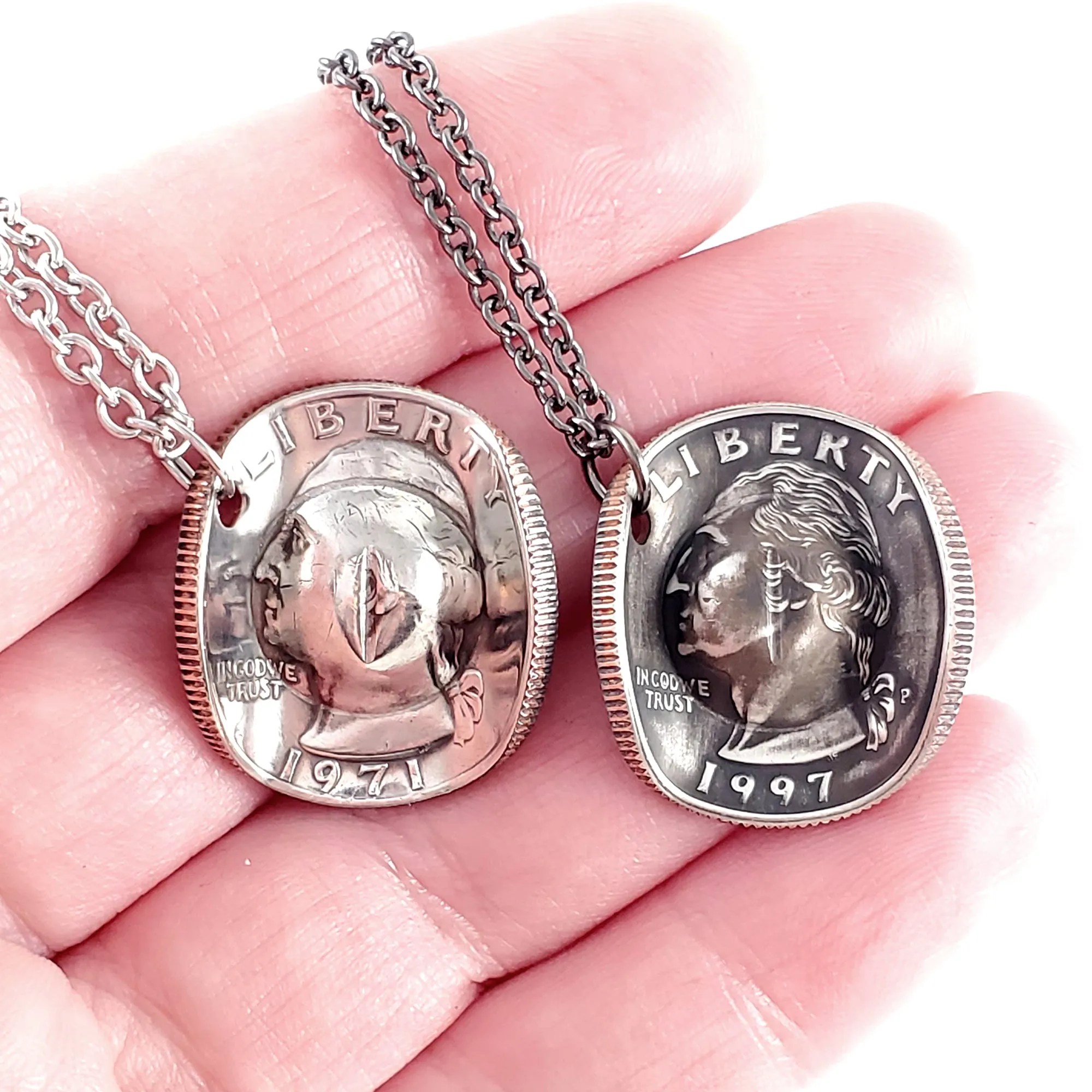 1965-1998 Quarter Cowboy Hat Coin Necklace