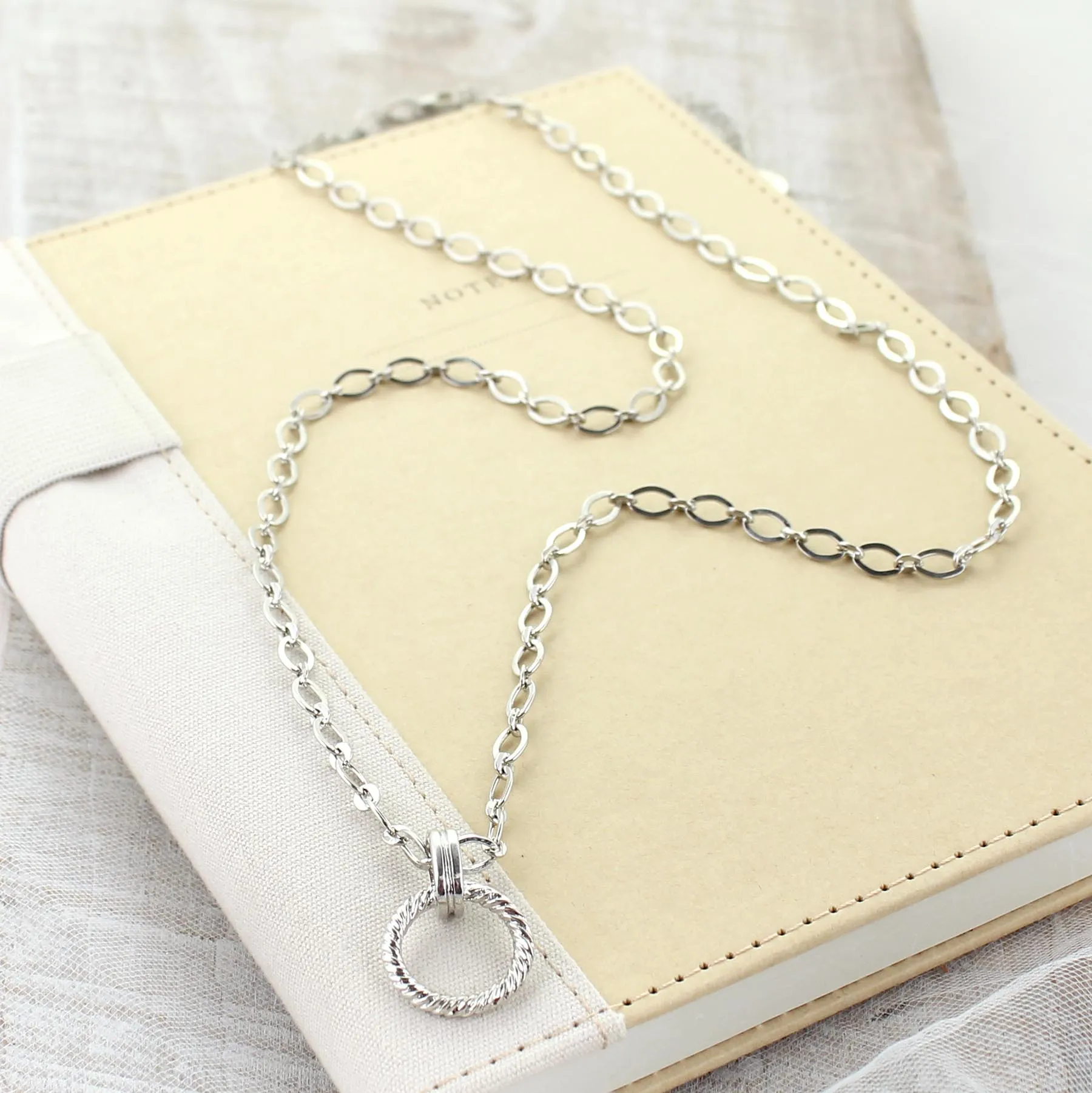 30" Silver Chain with 2" Extender