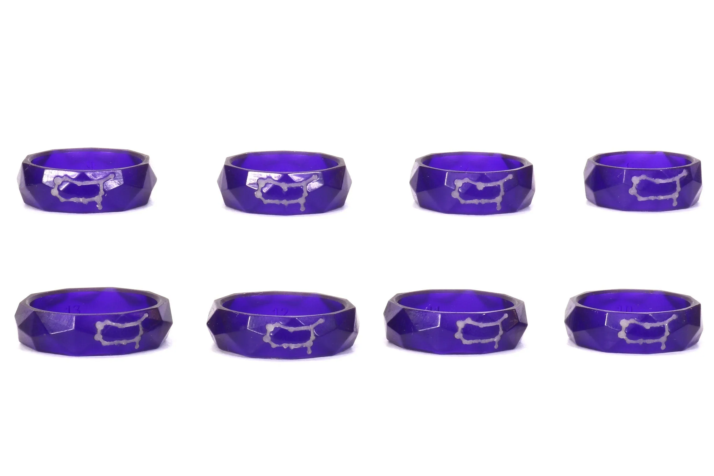 Azem & Emet Selch Convocation Glow in the Dark Rings - FFXIV