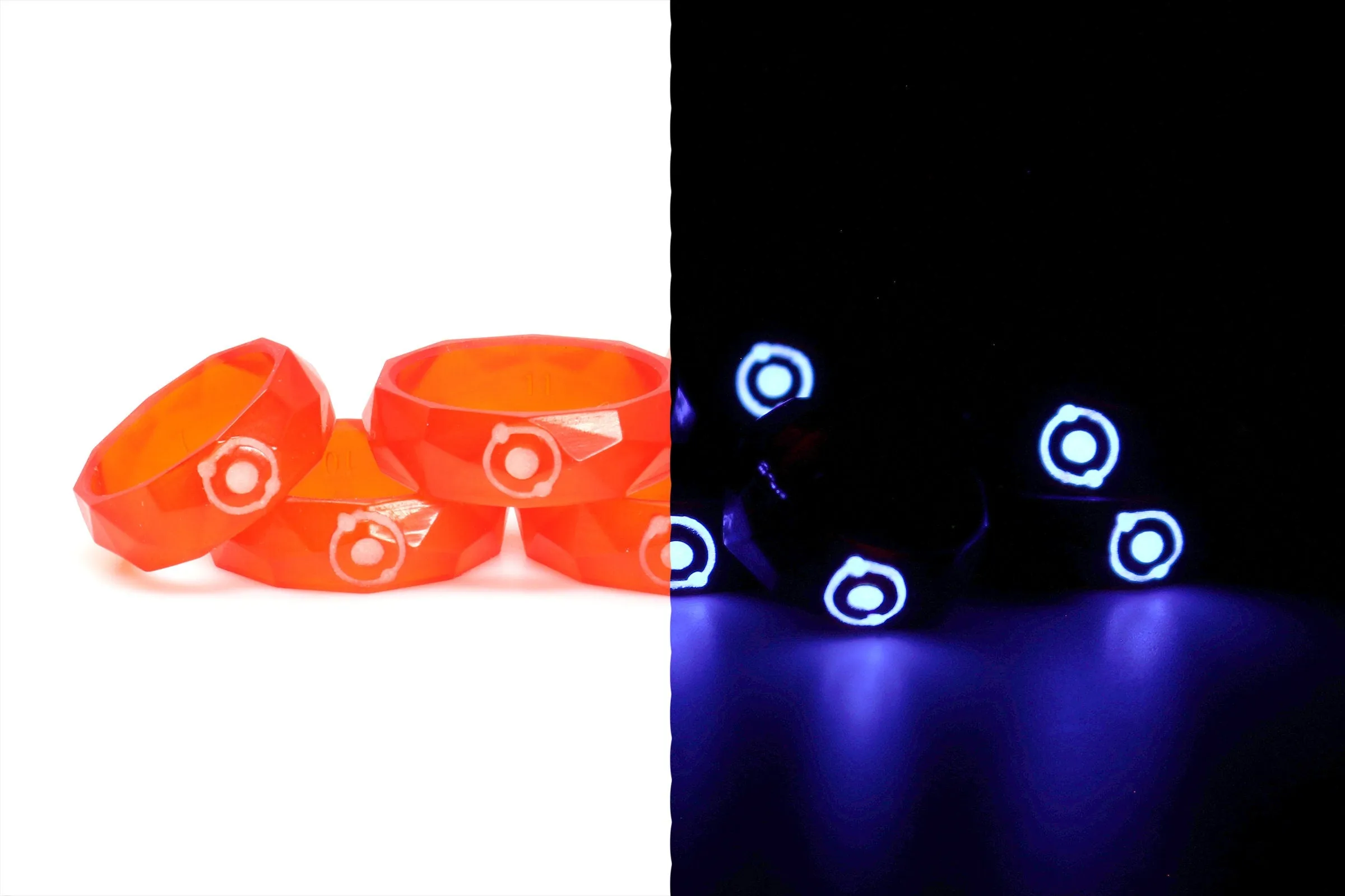 Azem & Emet Selch Convocation Glow in the Dark Rings - FFXIV
