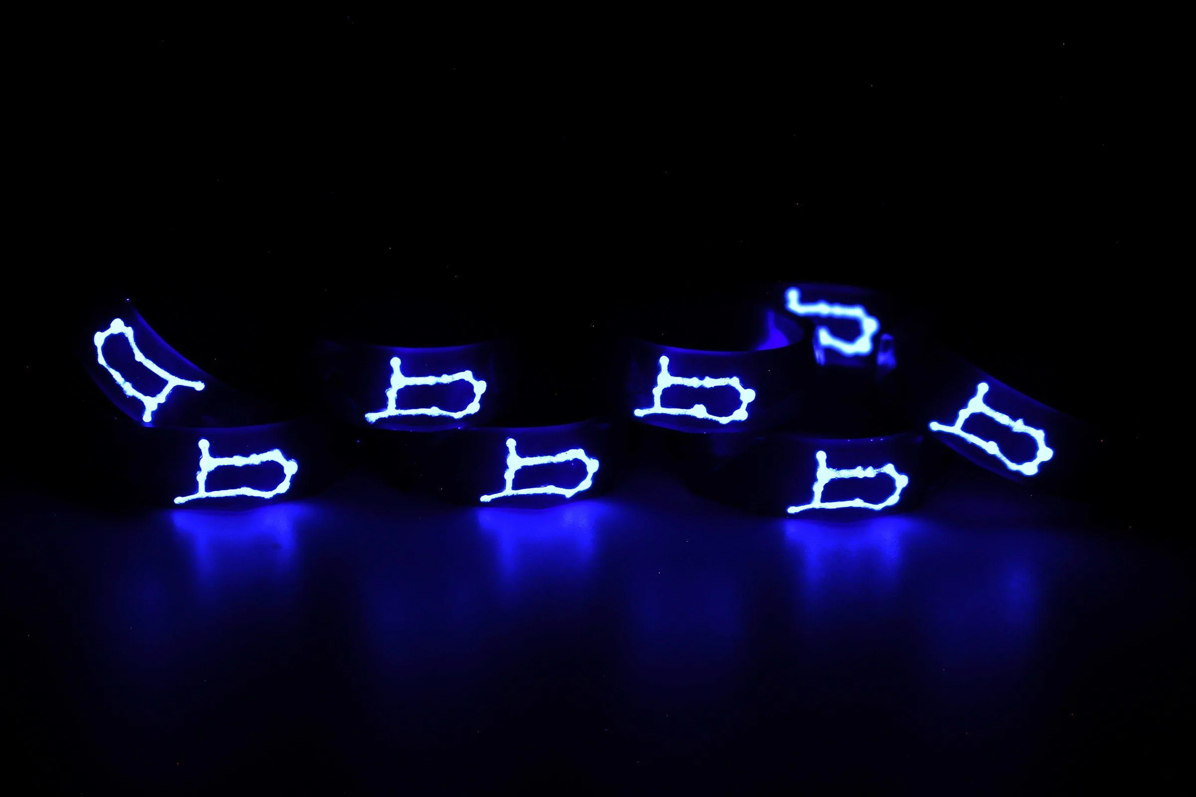 Azem & Emet Selch Convocation Glow in the Dark Rings - FFXIV