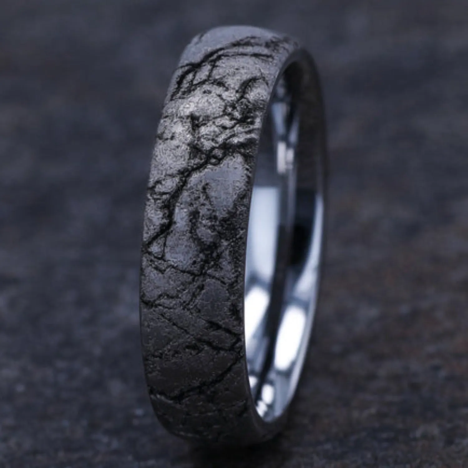 Benchmark "The Parthenon" 6MM Tungsten Comfort Fit Wedding Band
