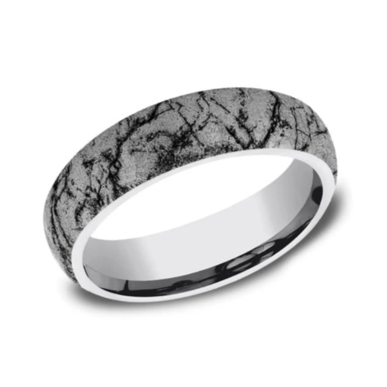Benchmark "The Parthenon" 6MM Tungsten Comfort Fit Wedding Band