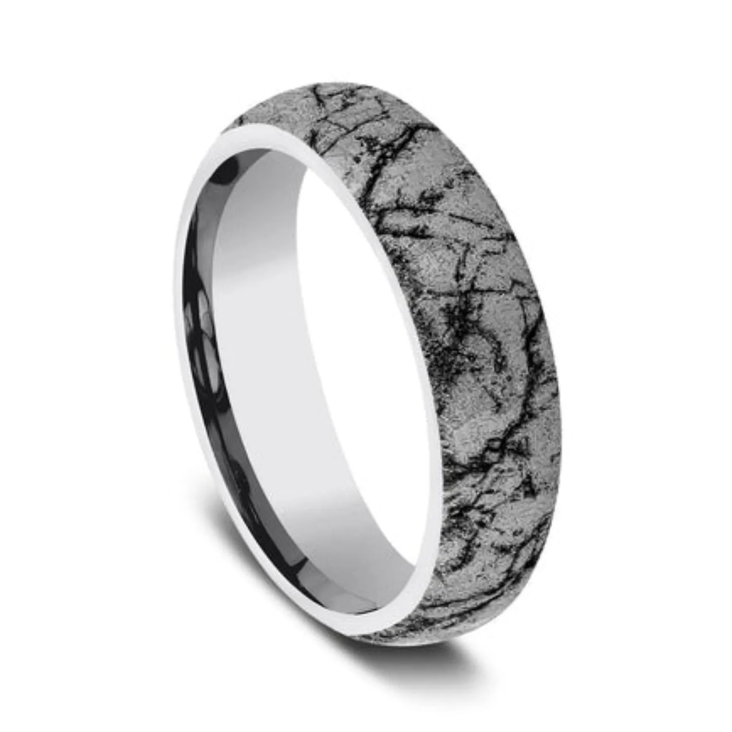 Benchmark "The Parthenon" 6MM Tungsten Comfort Fit Wedding Band