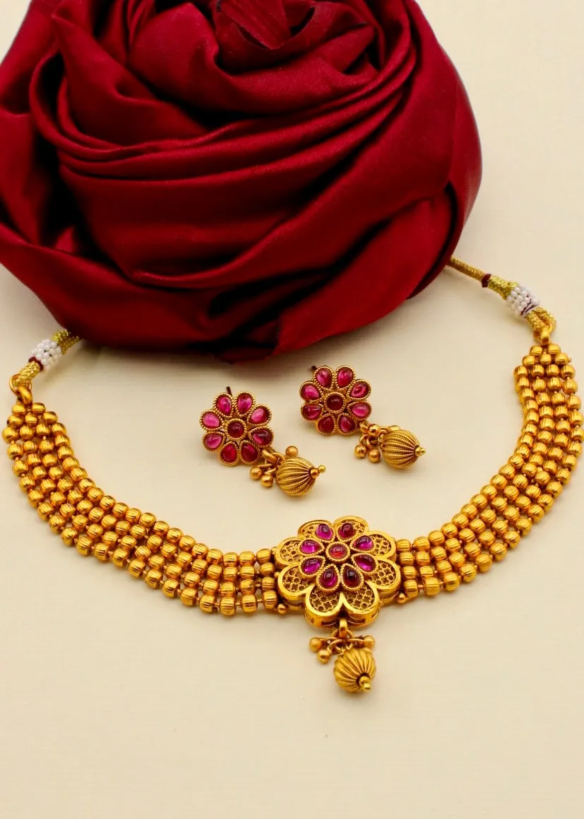 BLOSSOM MATTE CHOKER