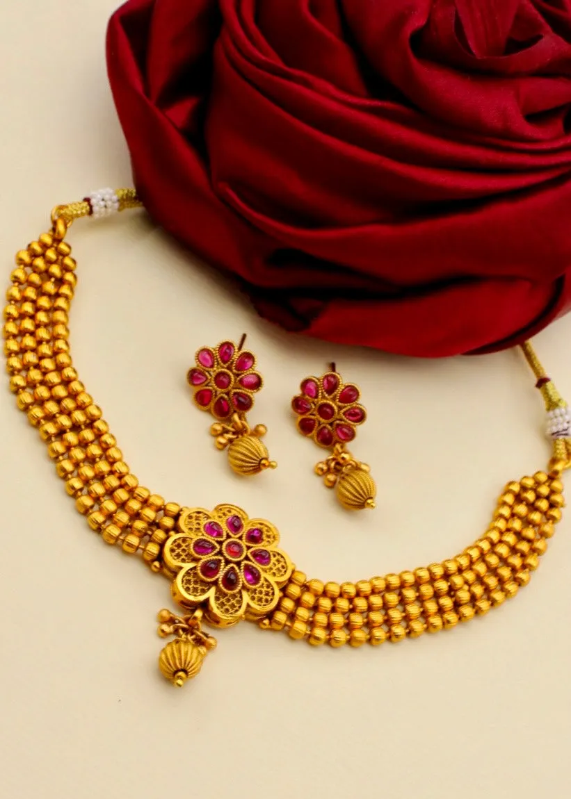 BLOSSOM MATTE CHOKER