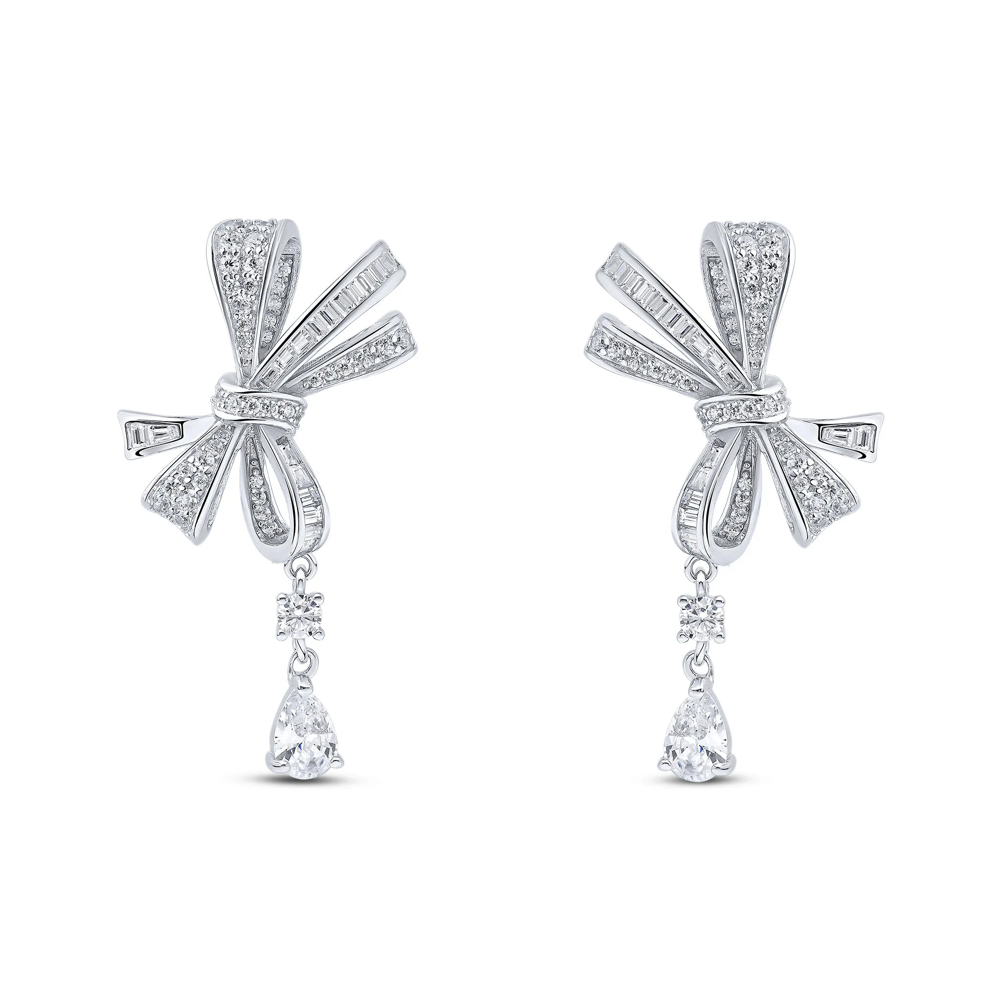 Bow Drop Earrings