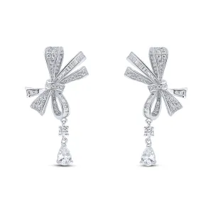 Bow Drop Earrings