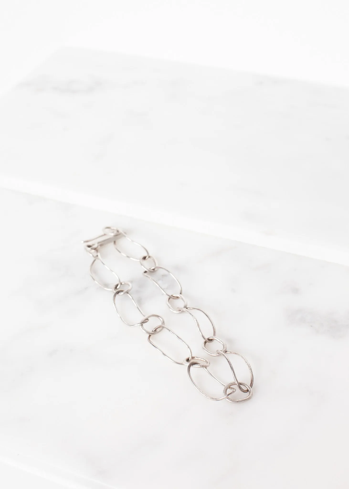 Bracelet 70 in Burnished Silver