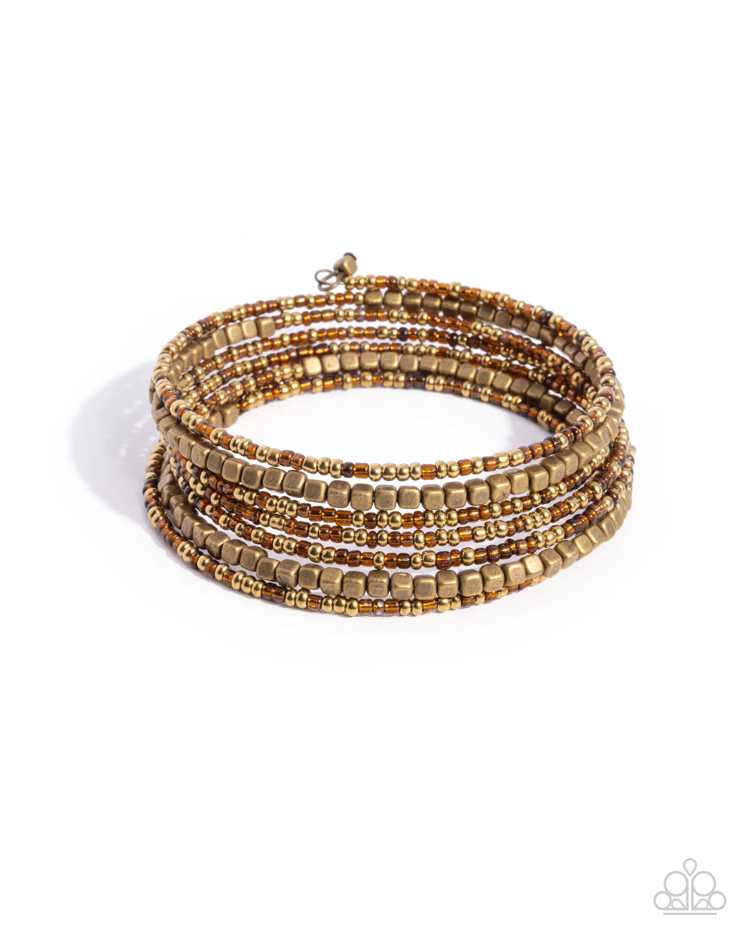 Bracelets Best Way to Unwind Brass B2262