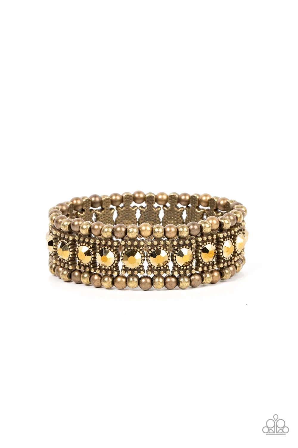 Bracelets Ritzy Reboot - Brass B2191