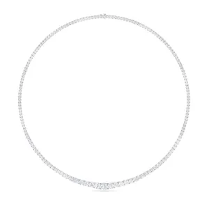 Classic Graduated Strand Of Diamonds