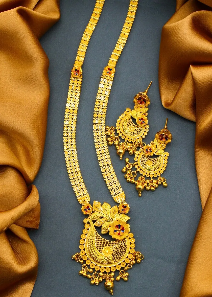 CLASSIC LEAF DESIGNER NECKLACE
