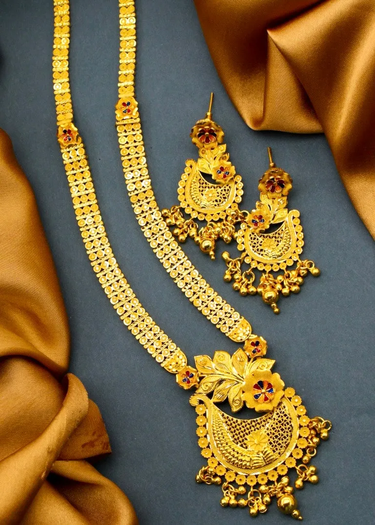 CLASSIC LEAF DESIGNER NECKLACE