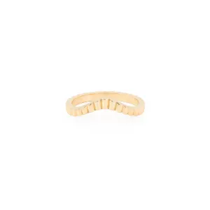 Contour band | 14k gold