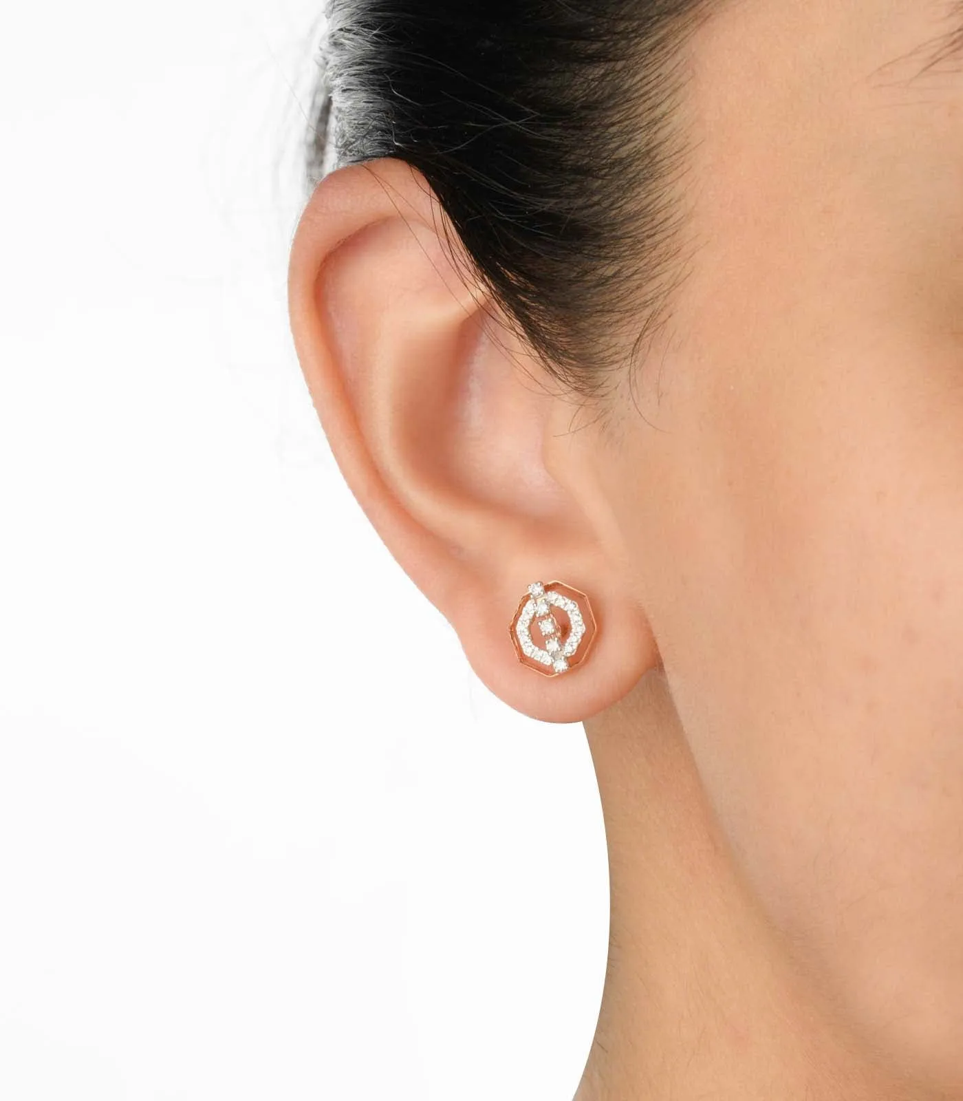 Diamond Chic facets Earrings