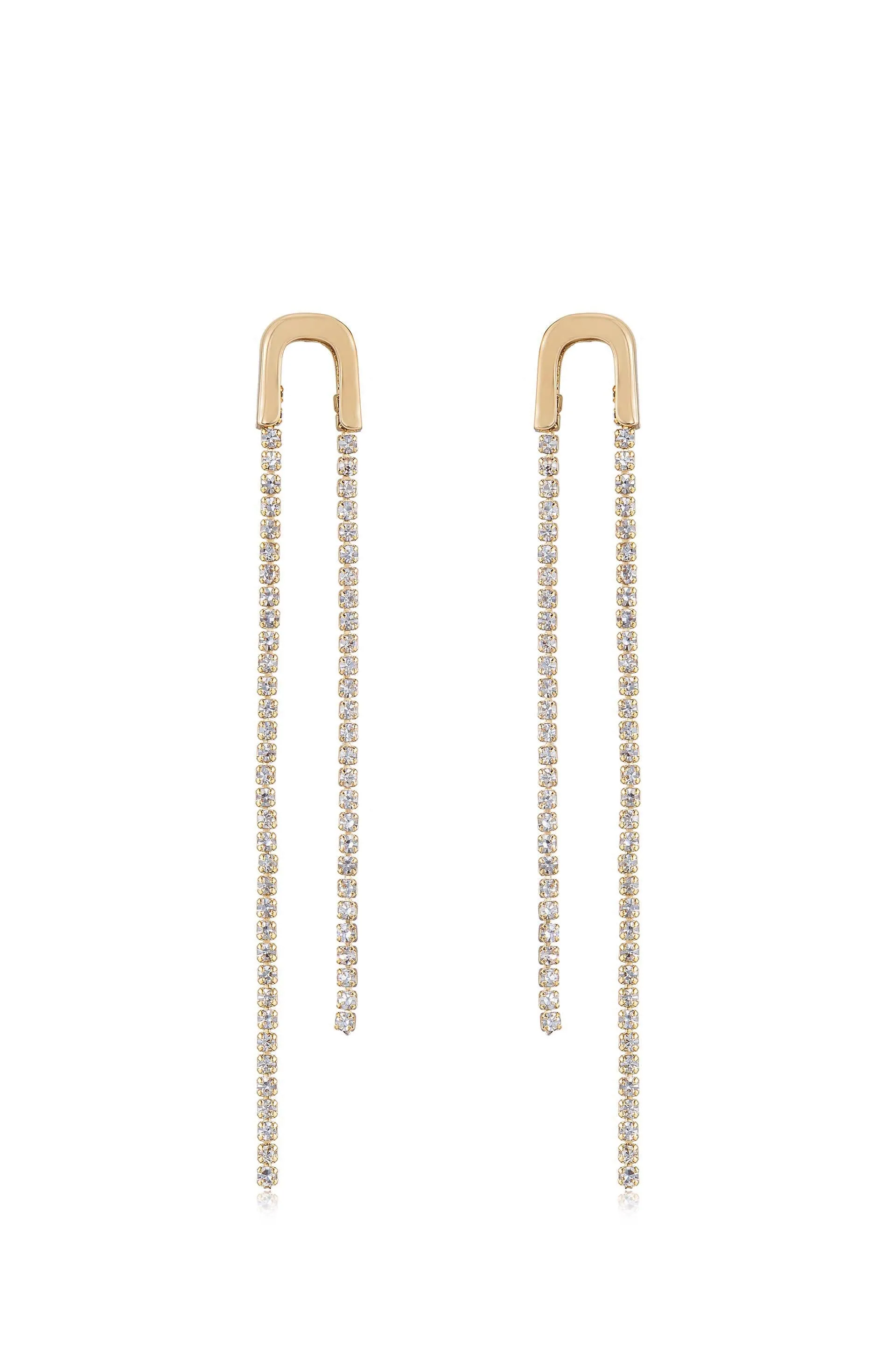Double Chain Drop Earrings