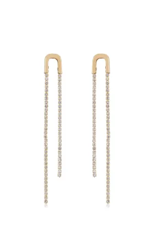 Double Chain Drop Earrings