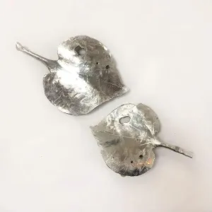 Emma Cunningham - Silver Kawakawa Brooch