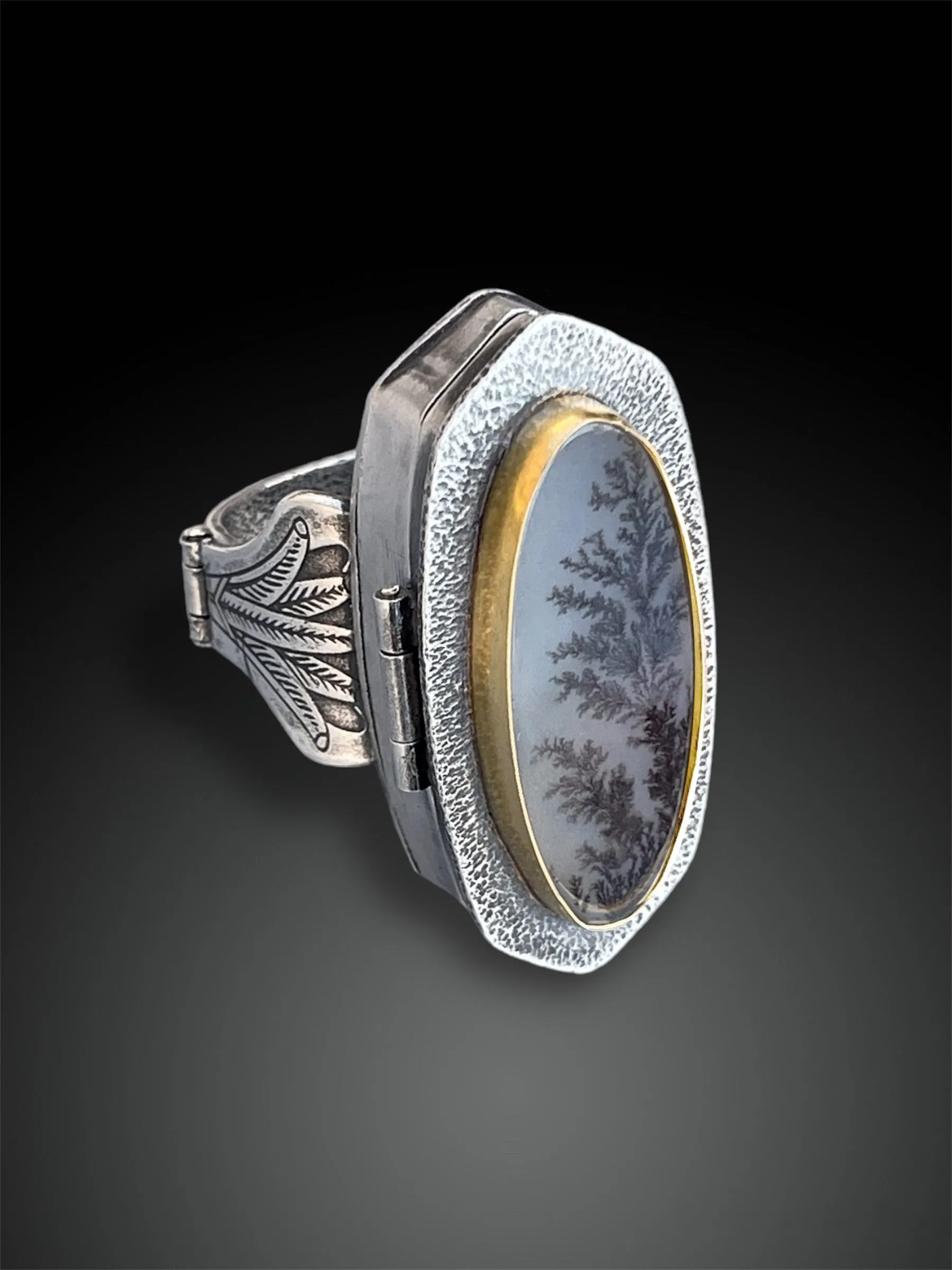 Eryn Rosenbaum | Inside/Outside Poison Ring with Hinged Band
