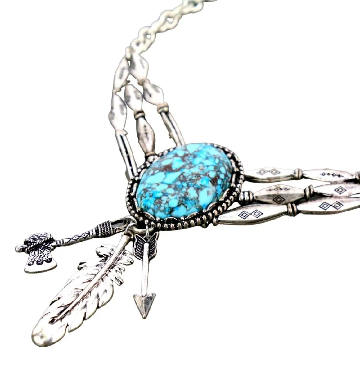 Follow Your Arrow Stone Necklace Set