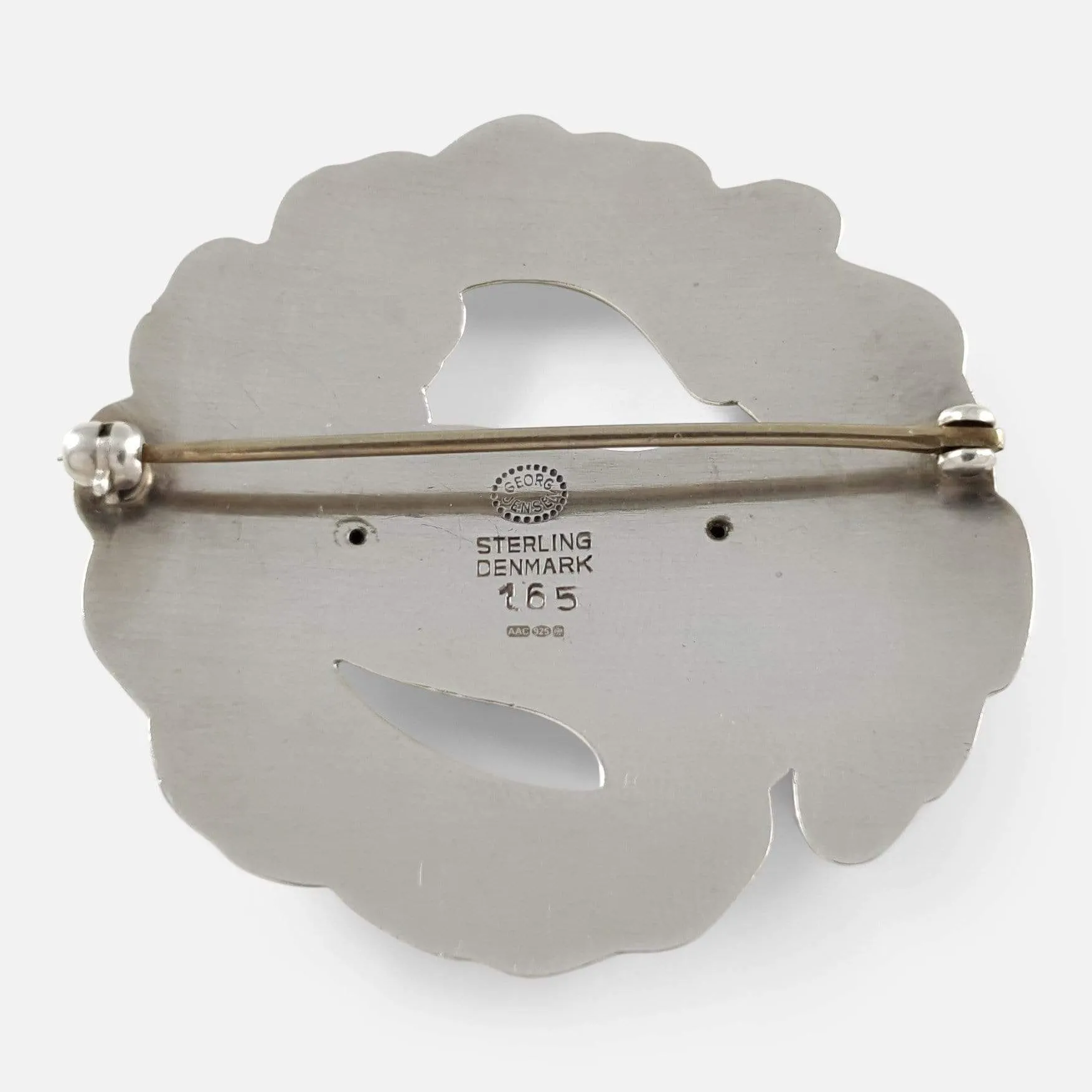 Georg Jensen Silver Dove Brooch #165