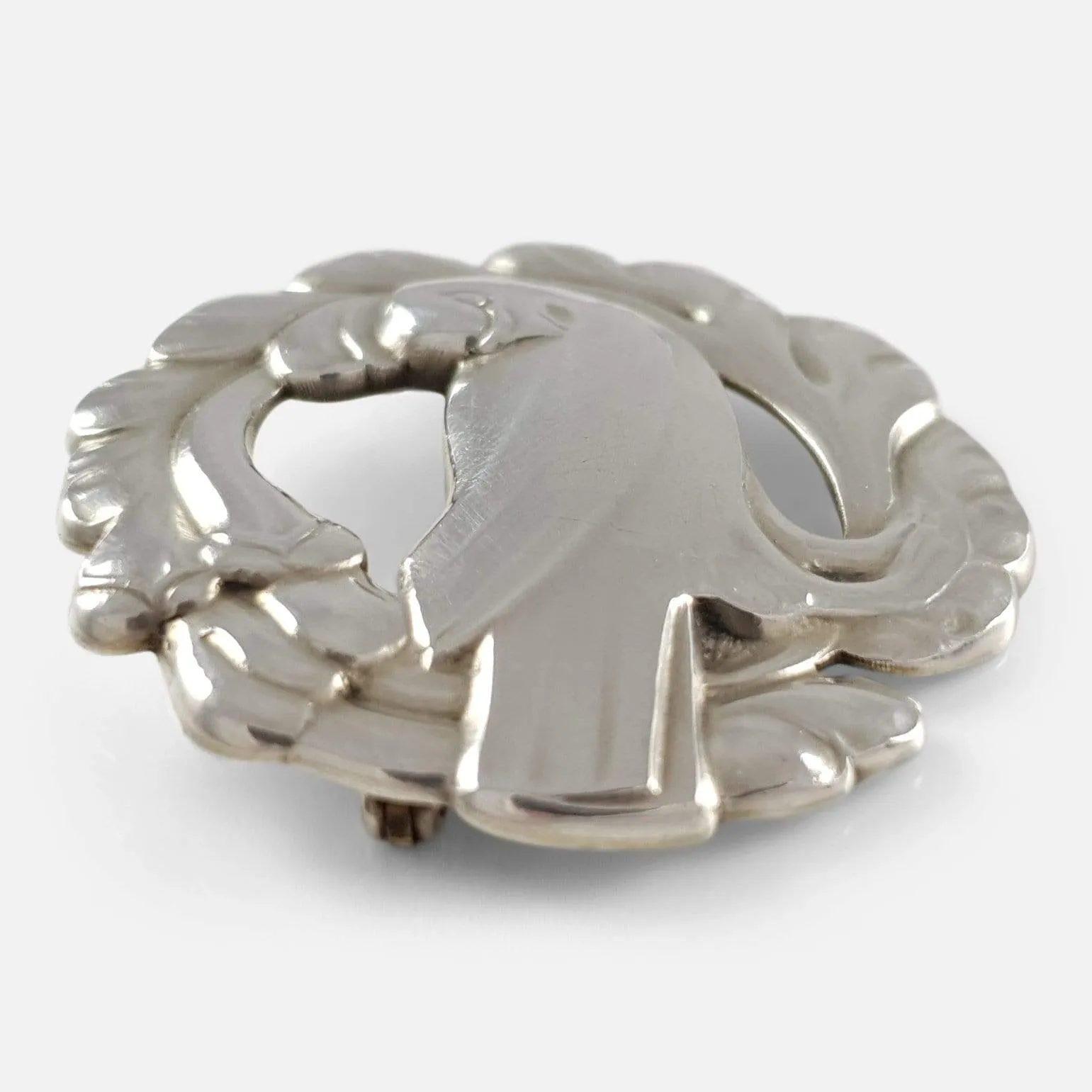 Georg Jensen Silver Dove Brooch #165