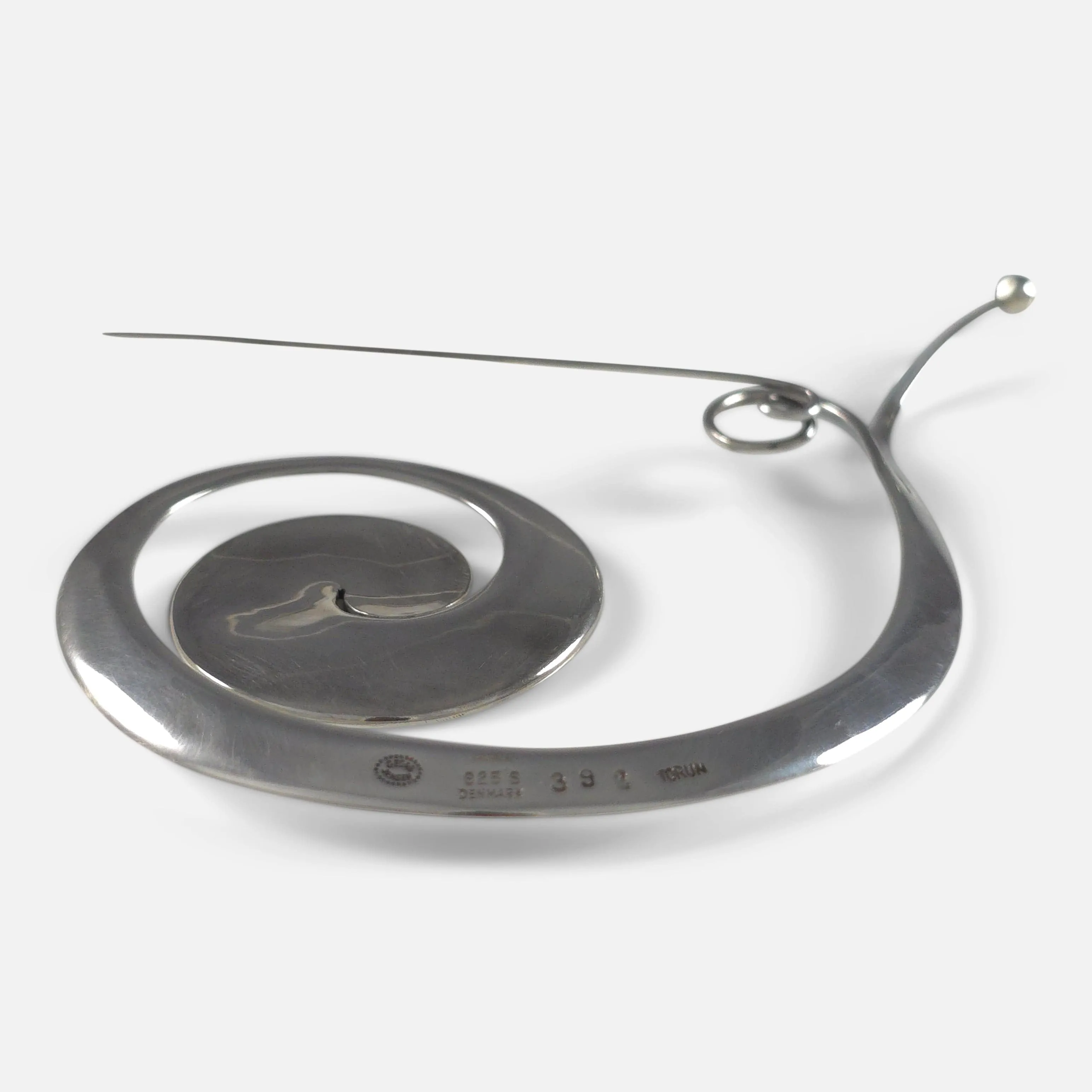 Georg Jensen Sterling Silver Brooch #392 By Vivianna Torun