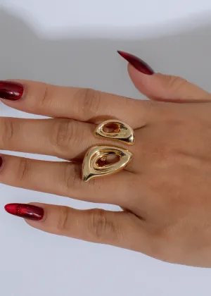 Infinity Bloom Ring Gold