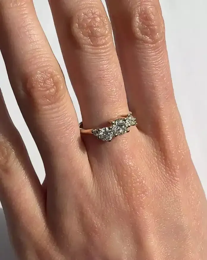 Lab Grown 0.5ct Diamond Cluster Ring