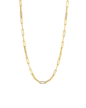 Large Paperclip Chain Necklace