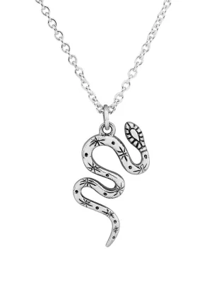 Mystic Serpent Necklace - Silver