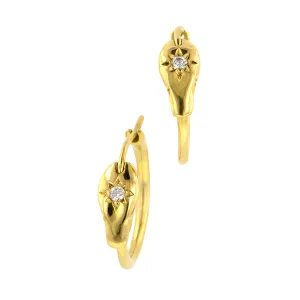 Ouroboros Snake Hoop Earrings- Heirloom by Doyle & Doyle