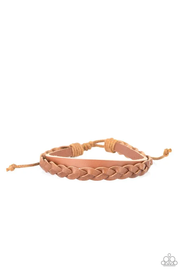 Paparazzi Bracelet ~ Homespun Harmony - Brown