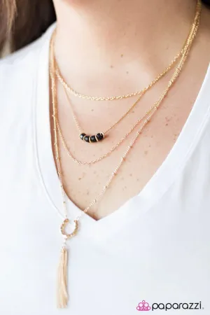 Paparazzi Necklace ~ Boot Scootin Boogie - Black
