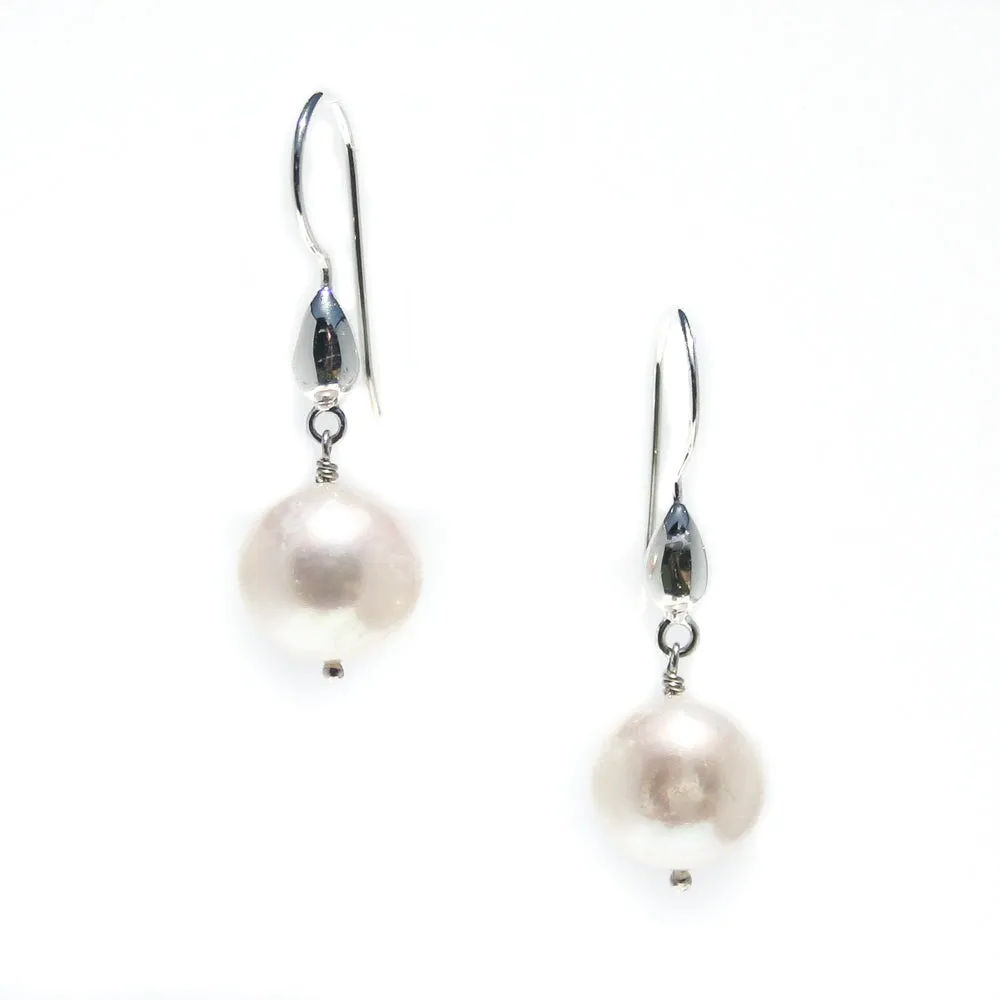 Pearl Tear Drop Earrings
