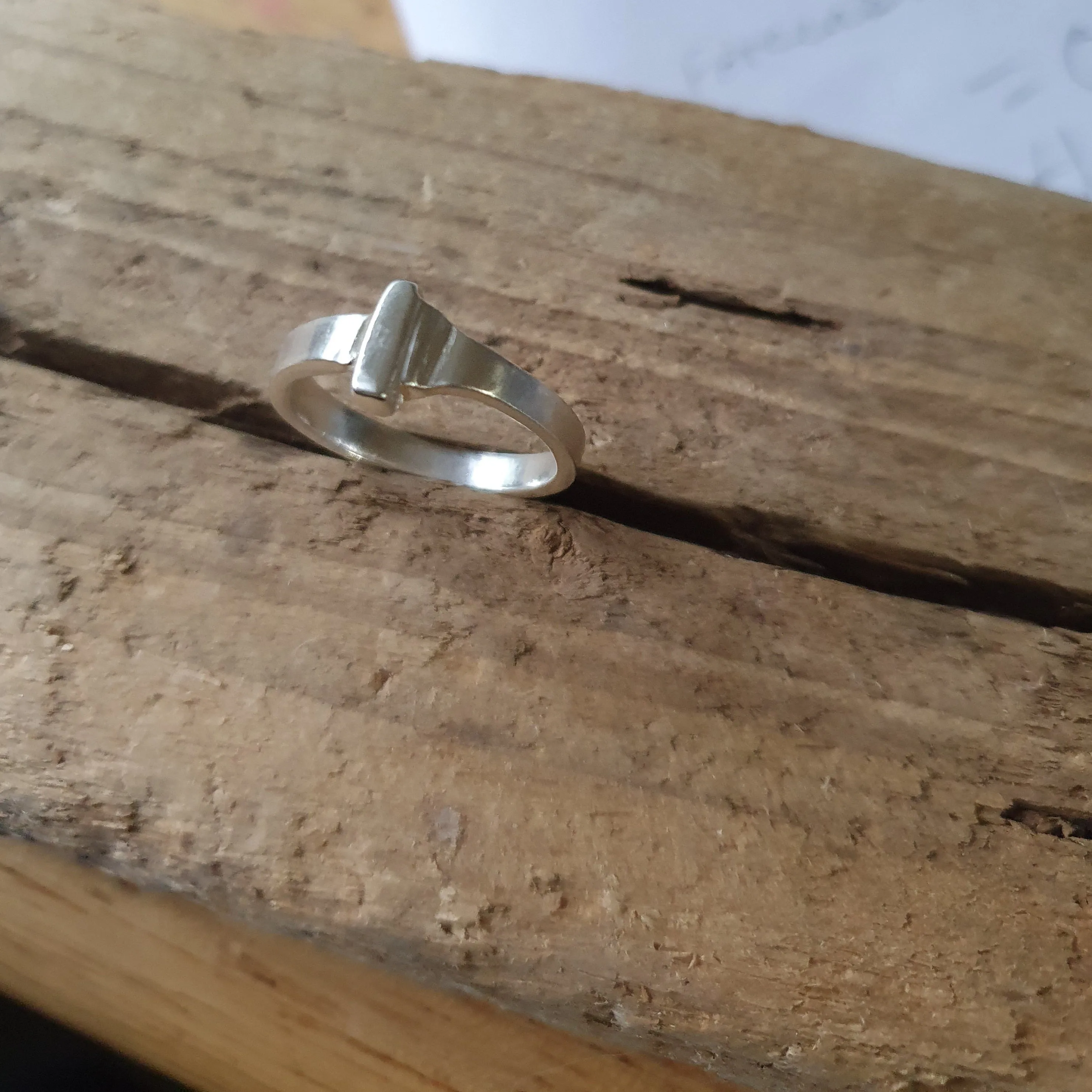 Ring - Recyled Silver Spoon from London Vaults