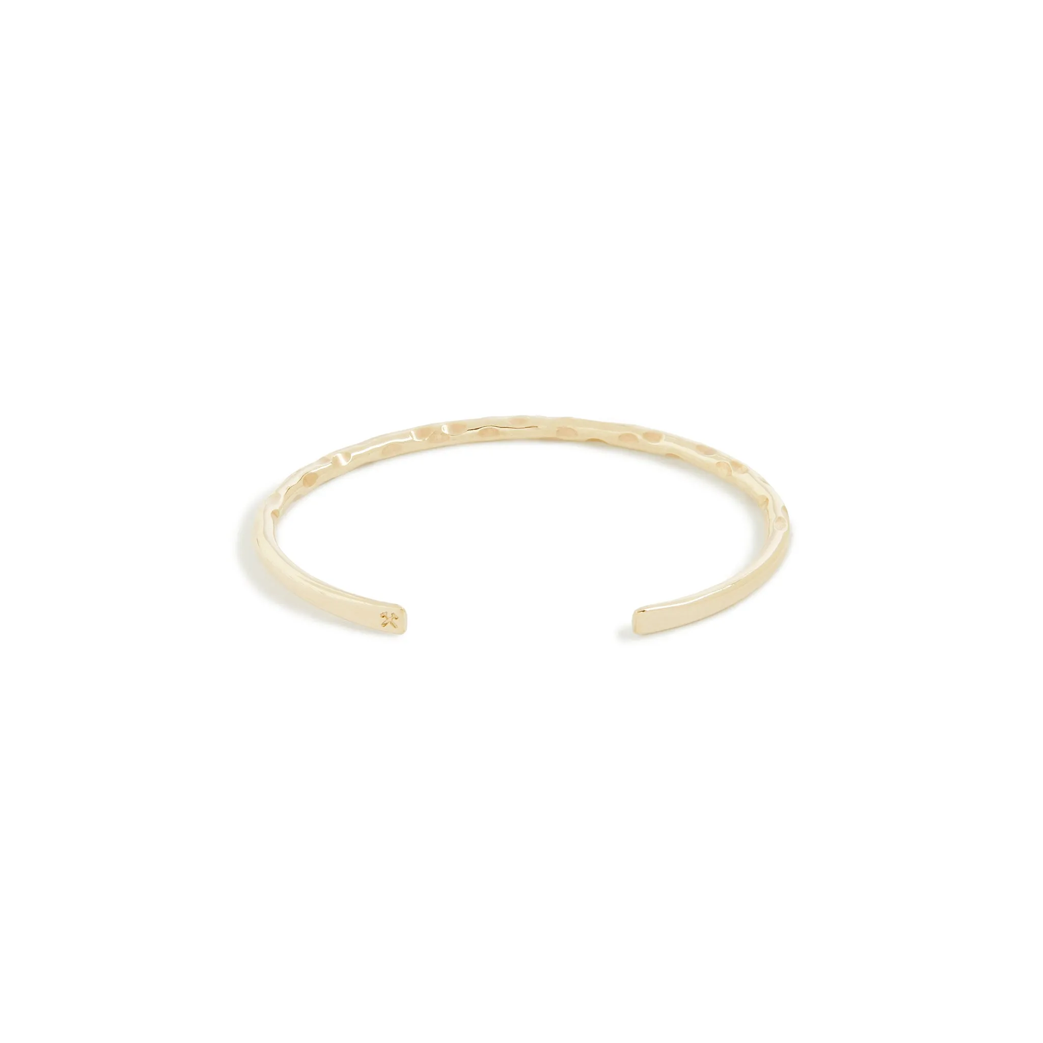 Solid Gold Gossamer Cuff