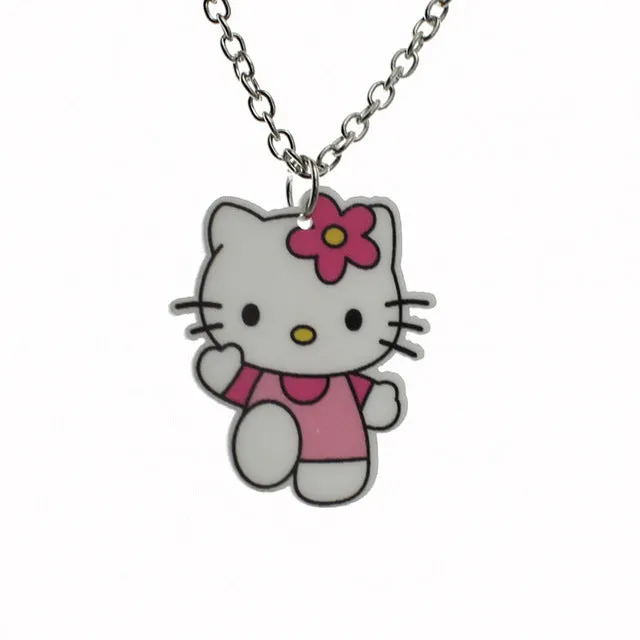 Trusta 2017 New Fashion Girls Kids Gift Jewelry Little Horse Pendant 16"Short Chain Necklace Drop Shipping Xmas Gift KS02