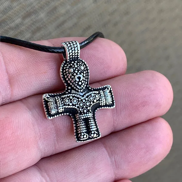 Viking Crucifix Replica - Bronze or Silver