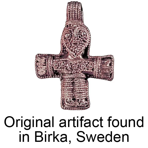 Viking Crucifix Replica - Bronze or Silver