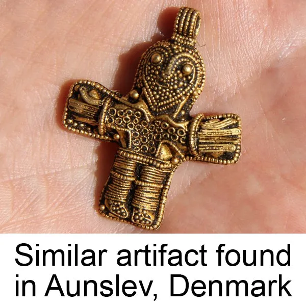 Viking Crucifix Replica - Bronze or Silver
