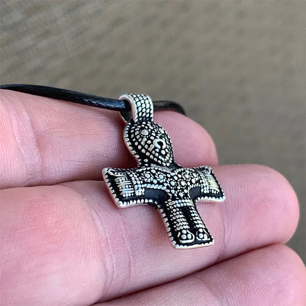 Viking Crucifix Replica - Bronze or Silver