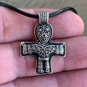 Viking Crucifix Replica - Bronze or Silver