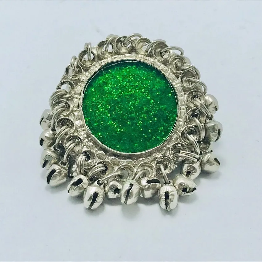 Vintage Silver Kuchi Bells Ring